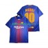 Camisola FC Barcelona Lionel Messi 10 2017-2018 Retro Homem Equipamento Primeiro Manga Curta